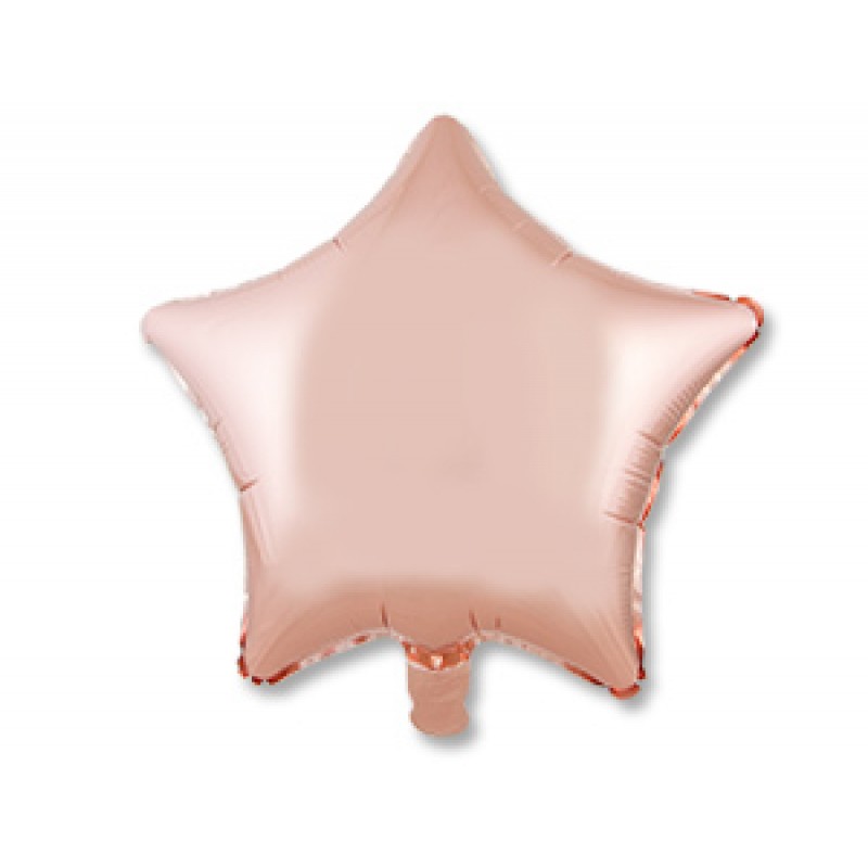 FlexMetal (18" -46см) ЗВЕЗДА Металлик Rose Gold