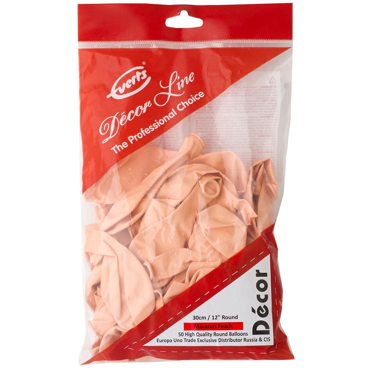 Everts 12"/720 Стандарт Macaron Peach 50 шт