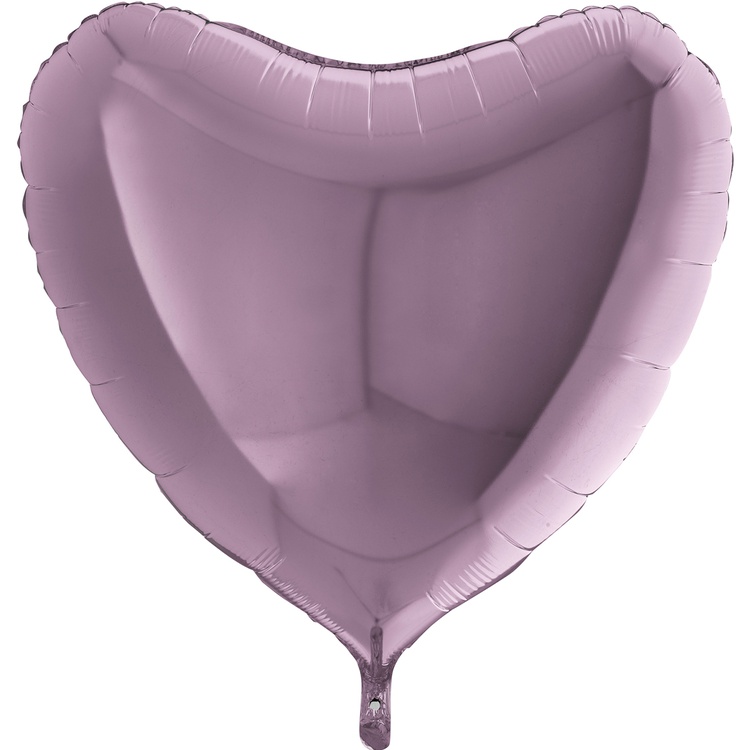 Grabo (36" -92см) СЕРДЦЕ  Металлик Lilac, 1 шт
