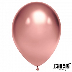Дон баллон (12''/30 см) Розовое Золото, хром, 50 шт.