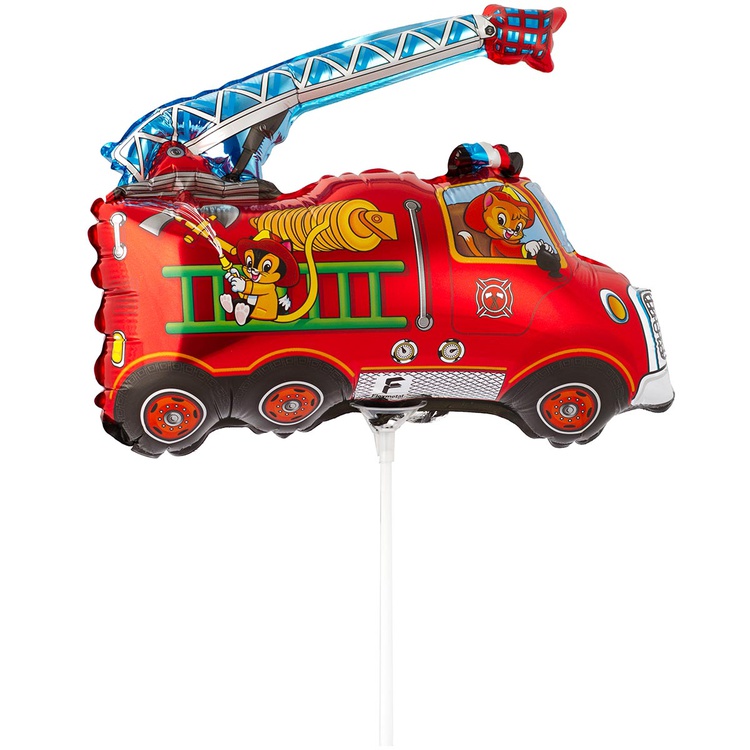FlexMetal (14" -36см) м/ф Машина пожарная, 5 шт/уп