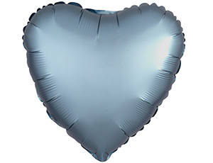 Anagram (18" -46см) СЕРДЦЕ Сатин Steel Blue