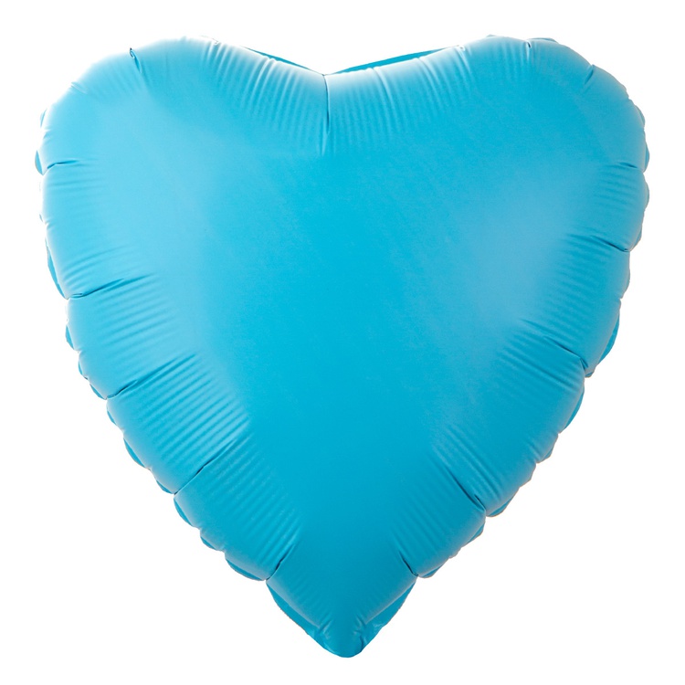 Grabo (18" -46см) СЕРДЦЕ Пастель Matte Blue