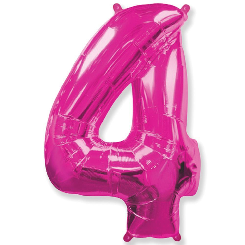 FlexMetal ЦИФРА 4 Fuchsia, 1 шт