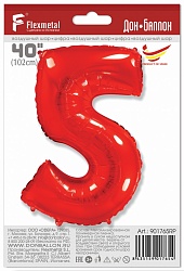 FlexMetal Цифра 5 Red, 1 шт