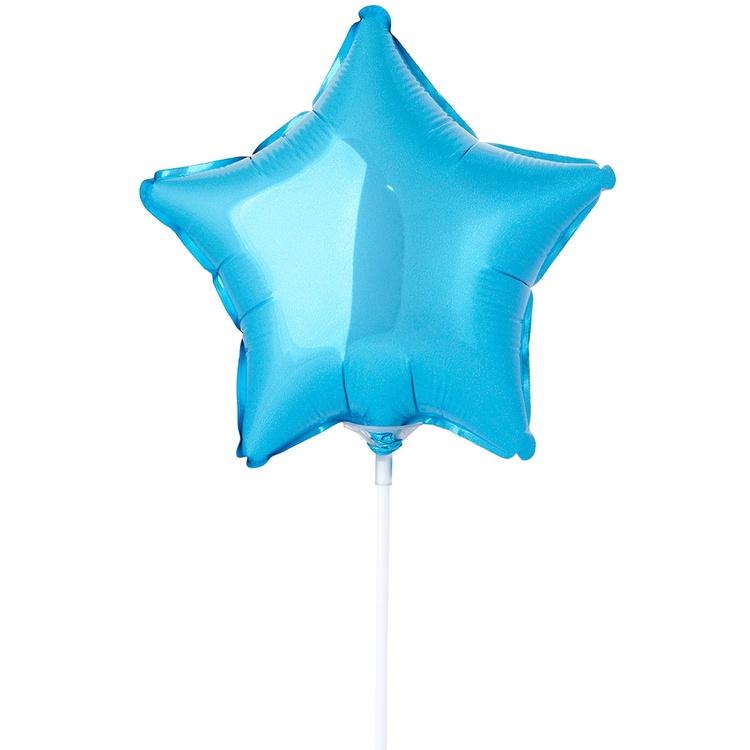 FlexMetal (9" -23см) ЗВЕЗДА Пастель Blue, 5 шт/уп