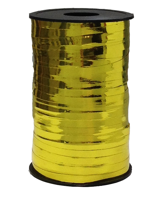 Лента металлизированная (0,5 см x 250 м) Золото