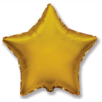 FlexMetal (18" -46см) ЗВЕЗДА Металлик Gold