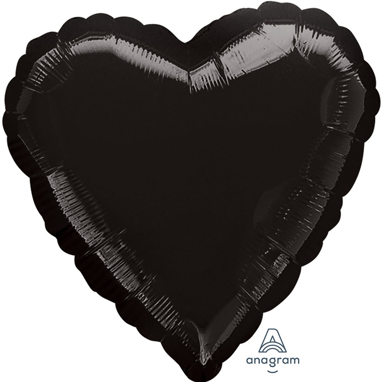 Anagram (18" -46см) СЕРДЦЕ  Пастель Black