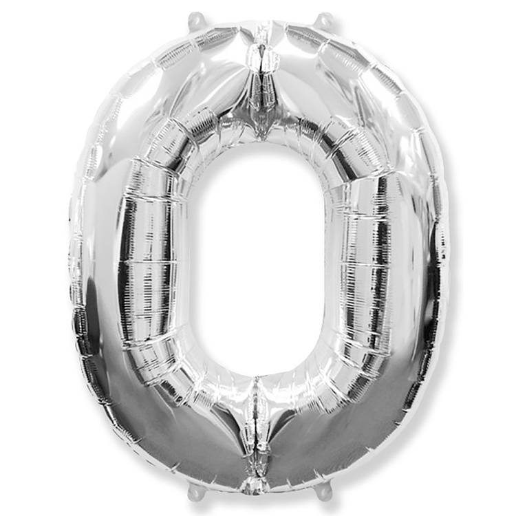 FlexMetal ЦИФРА 0 Silver, 1 шт