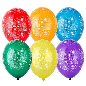 Belball Шелк крист 14" С ДР Шары, 25 шт