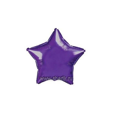 FlexMetal (9" -23см) ЗВЕЗДА Металлик Violet, 5 шт/уп