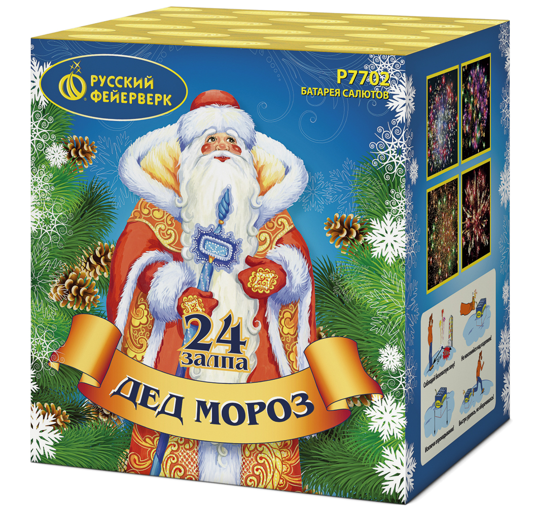 1,25" х 24 Дед Мороз