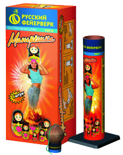 Фестивальный шар "МАТРЕШКА" 1,7" х 6