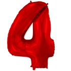 FlexMetal Цифра 4 Red, 1 шт
