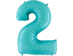 Grabo ЦИФРА 2 40" Пастель Blue, 1 шт