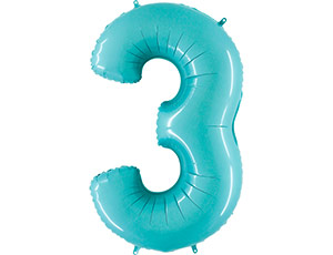 Grabo ЦИФРА 3 40" Пастель Blue, 1 шт