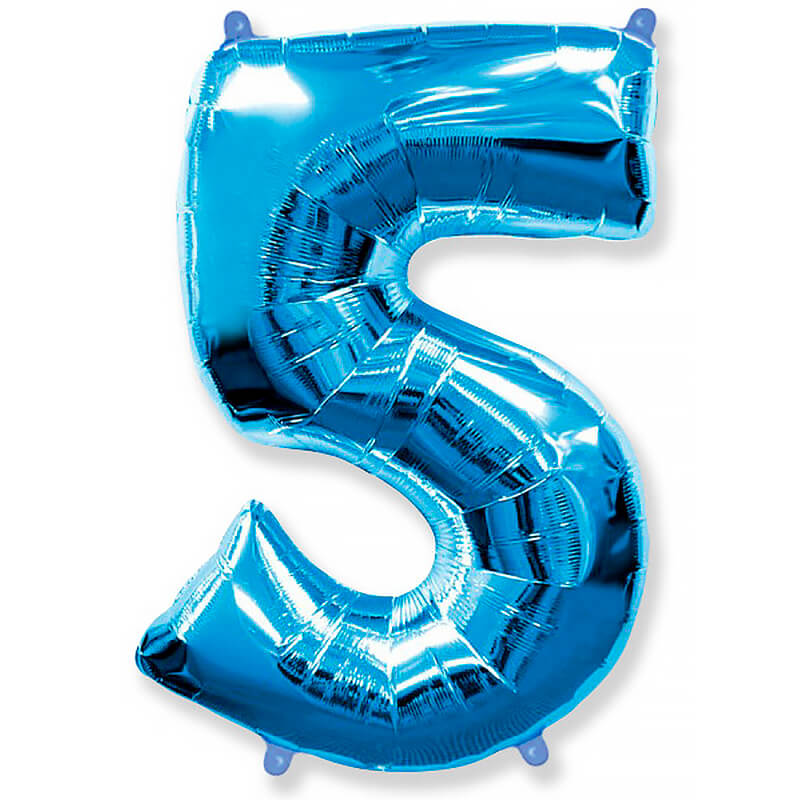 FlexMetal ЦИФРА 5 Blue, 1 шт