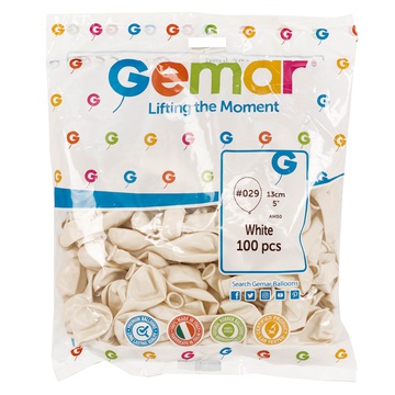 Gemar 5"/29 металлик белый 100 шт