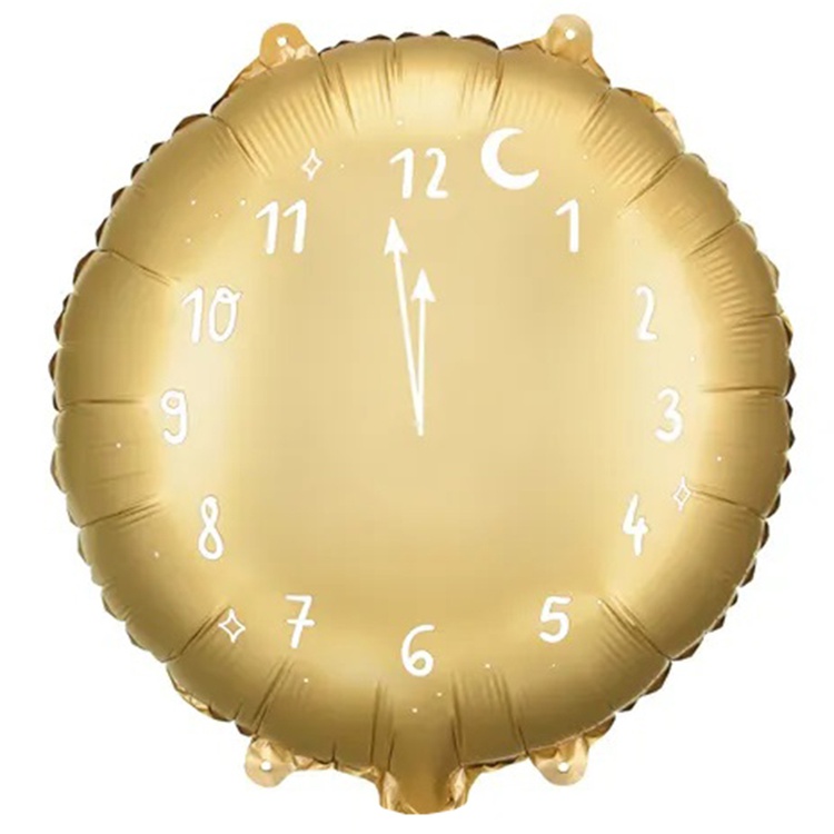 ПД (18" -46см) Часы новогодние Gold, 1 шт/уп