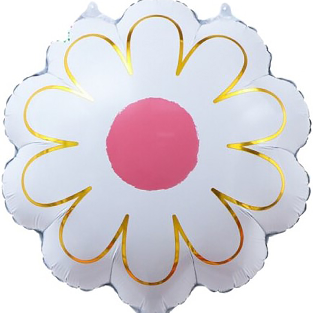 Falali (21" -53см) Ромашка, Золотые лепестки, Белый, 1 шт.