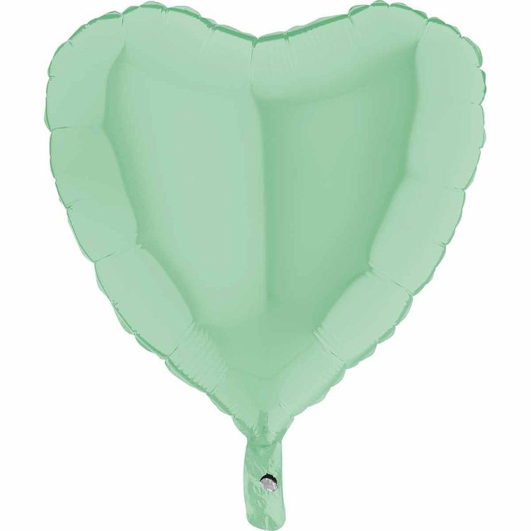 Grabo (18" -46см) СЕРДЦЕ  Пастель Matte Green