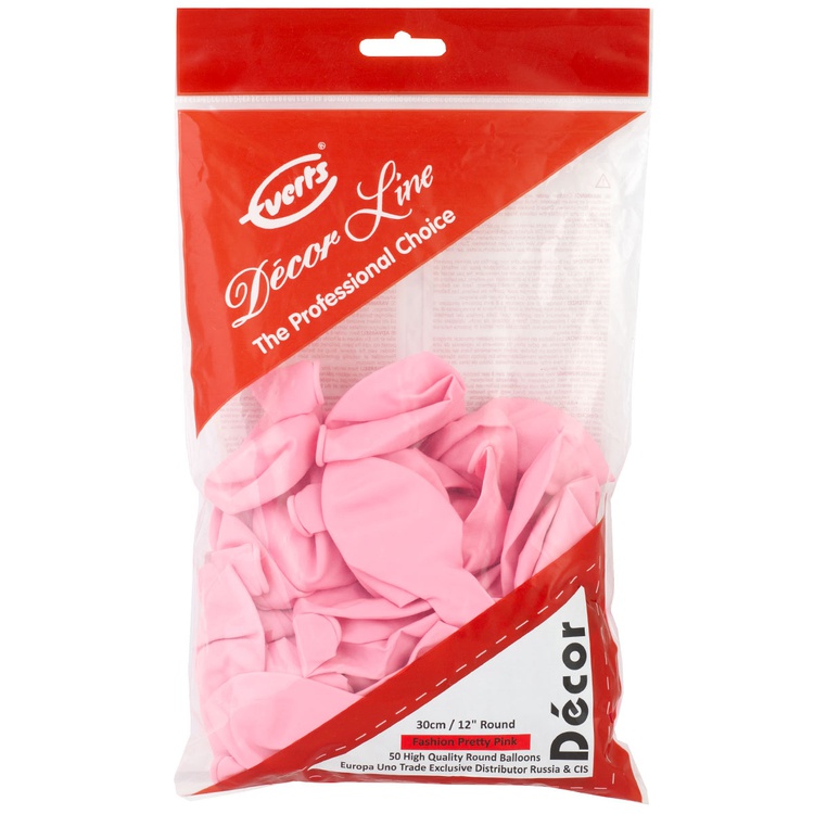 Everts 12"/240 Фэшн Pretty Pink 50 шт