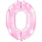 FlexMetal ЦИФРА 0 40" Pink, 1 шт