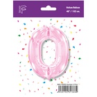 FlexMetal ЦИФРА 0 40" Pink, 1 шт