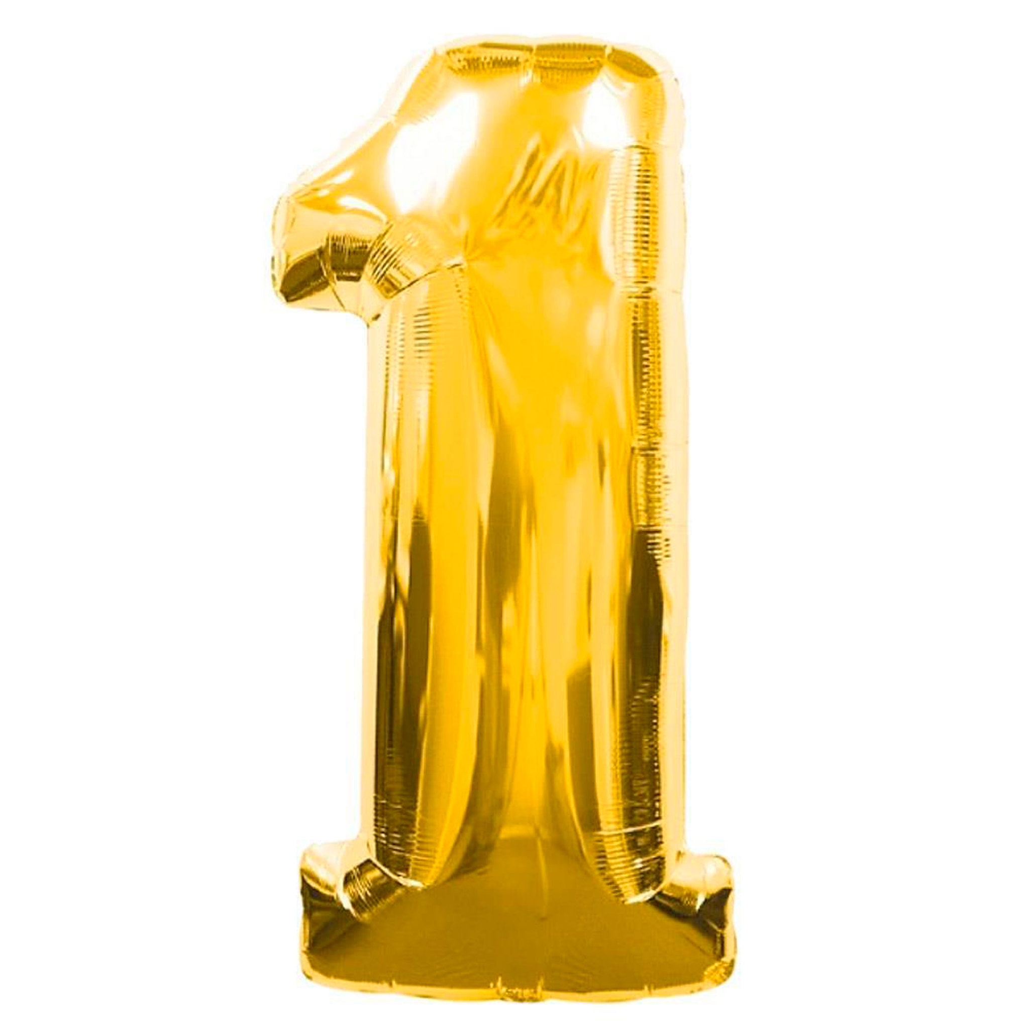 Веселая Затея ЦИФРА 1 14" Gold, 1 шт