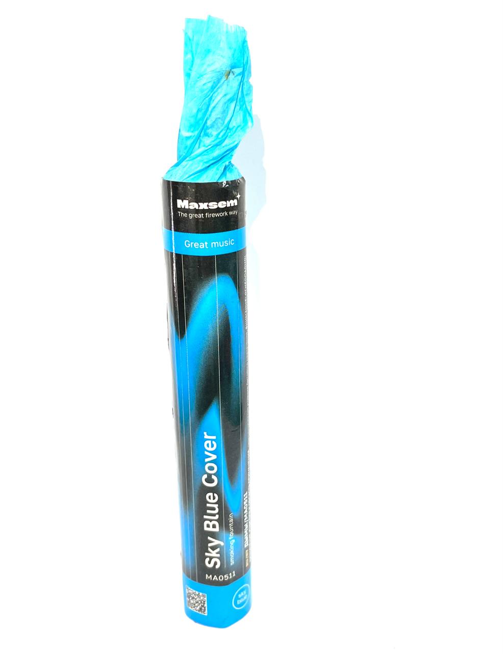 Дым 60 сек, Sky Blue Cover, Голубой, 125 мм, 1 шт.