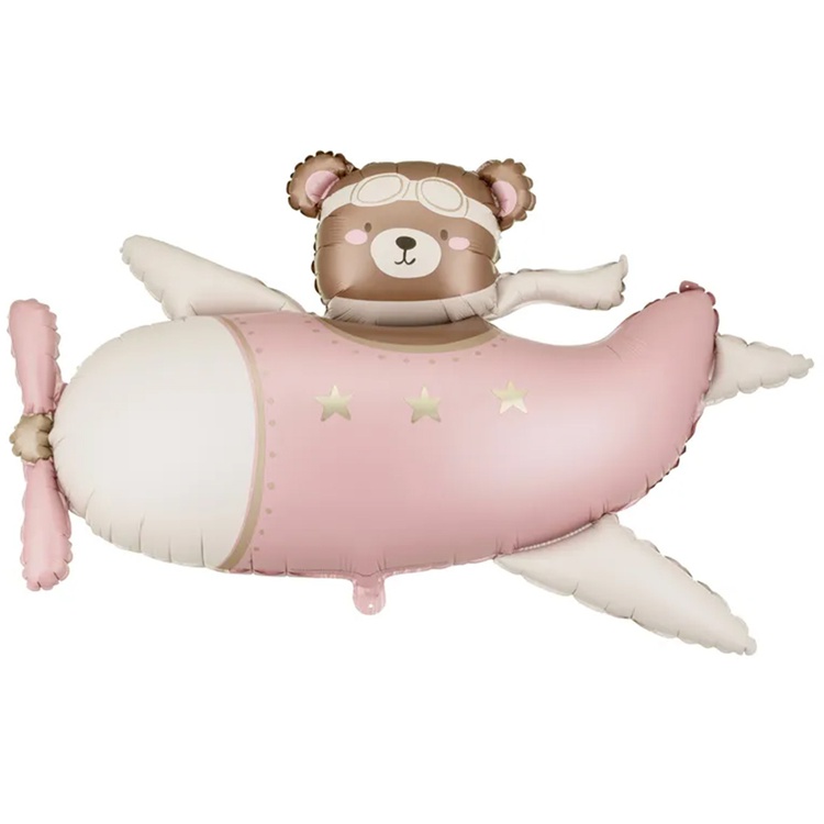 ПД ФИГУРА Мишка в самолете Light Pink