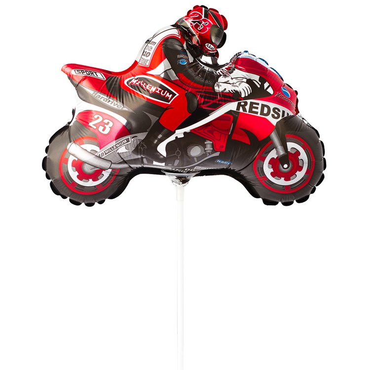 FlexMetal (12" -30см) м/ф Мотоциклист красный, 5 шт/уп