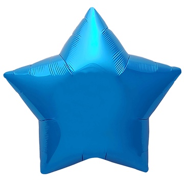 Agura (30" -76см) ЗВЕЗДА  Металлик Blue, 1 шт/уп