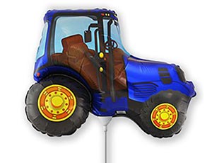 FlexMetal (12" -30см) м/ф Трактор синий, 5 шт/уп