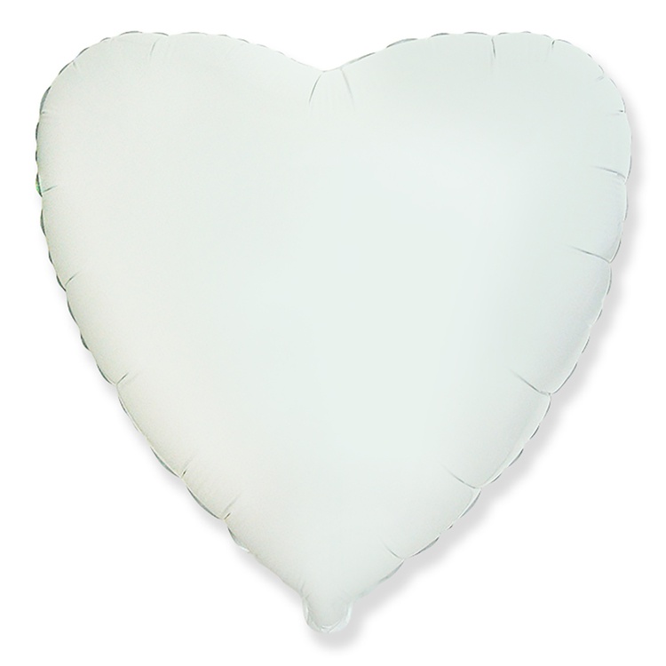 FlexMetal (18" -46см) СЕРДЦЕ Пастель White