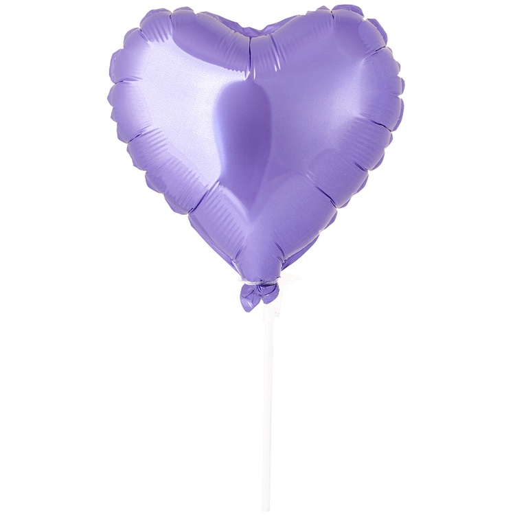 Agura (9" -23см) СЕРДЦЕ Пастель Lavender, 5 шт/уп