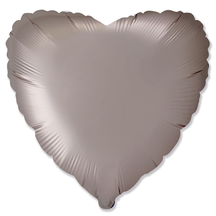 FlexMetal (18" -46см) СЕРДЦЕ Сатин Mushroom