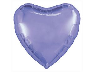 Agura (30" -76см) СЕРДЦЕ  Пастель Lavender, 1 шт/уп