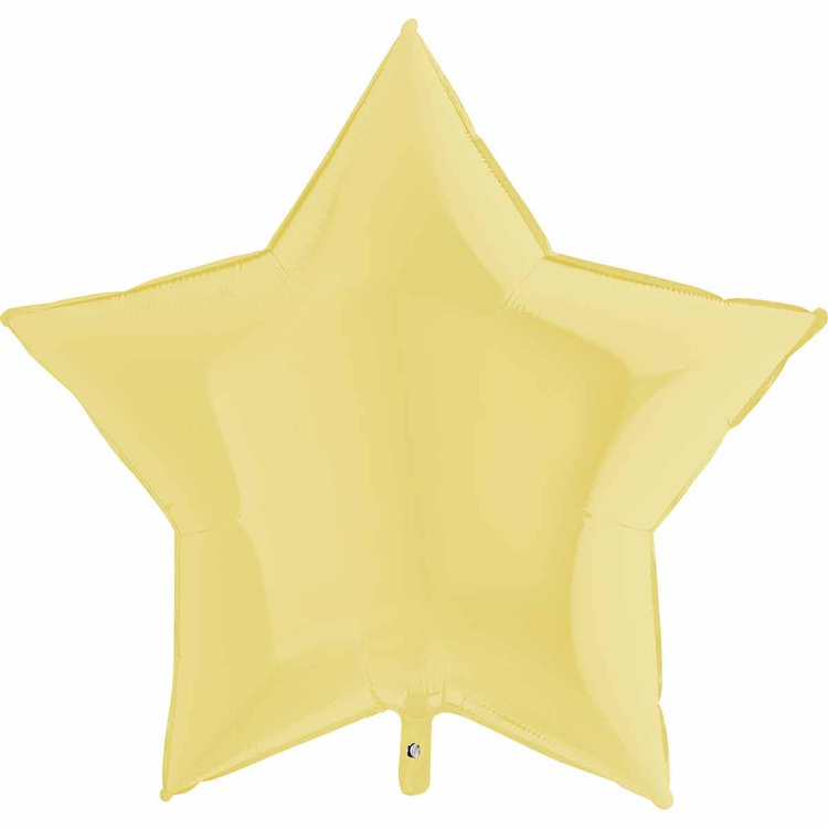 Grabo (36" -92см) ЗВЕЗДА  Пастель Matte Yellow, 1 шт