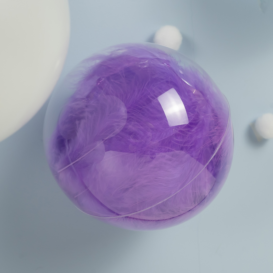 Falali (5" -13см) Микро-Deco Bubble, Прозрачный, Кристалл, 10 шт/уп.