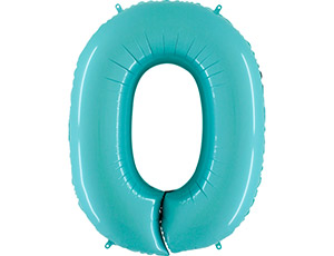 Grabo ЦИФРА 0 40" Пастель Blue, 1 шт