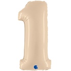 Grabo ЦИФРА 1 40" Сатин Cream, 1 шт