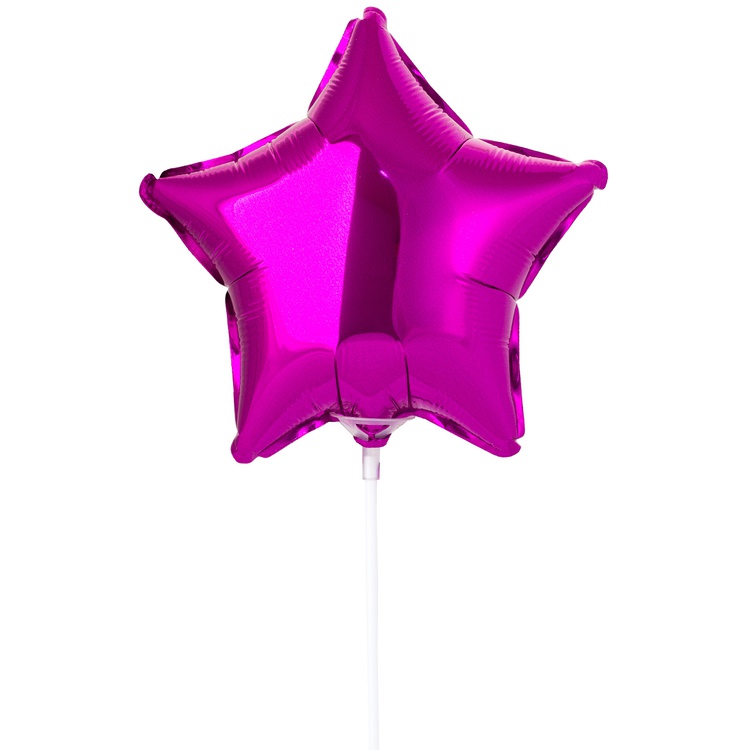 FlexMetal (9" -23см) ЗВЕЗДА Металлик Purple, 5 шт/уп