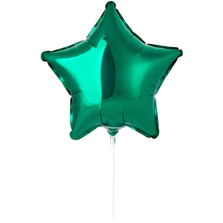 FlexMetal (9" -23см) ЗВЕЗДА Металлик Green, 5 шт/уп
