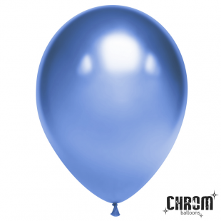 Дон баллон (12''/30 см) Синий, хром, 50 шт.