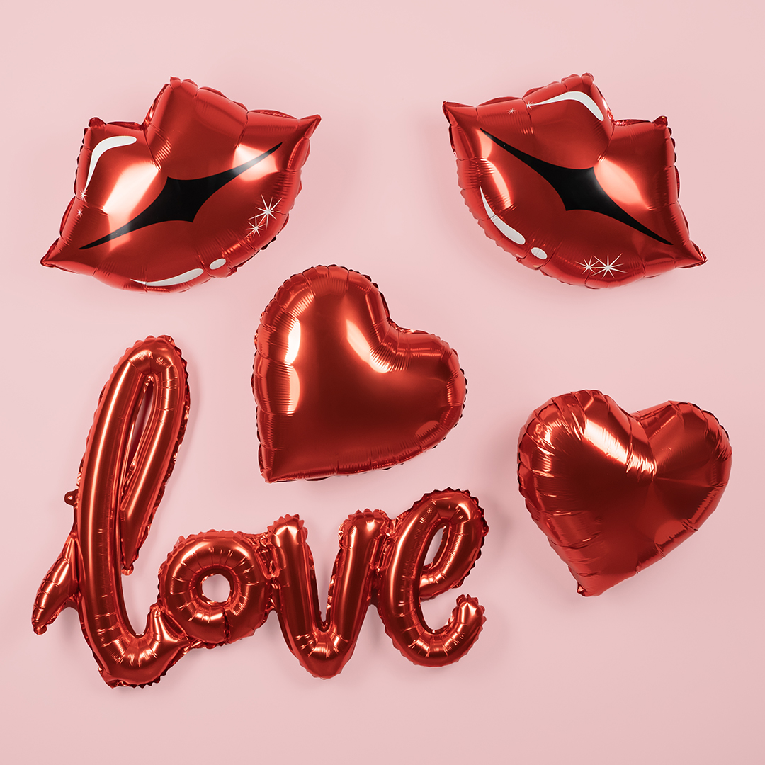 Falali (41''/104 см) Фигура, Надпись "Love", Красный, 1 шт/уп.