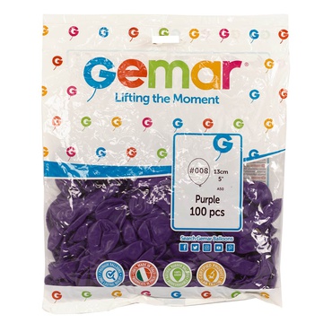 Gemar 5"/08 пастель фиолетовый 100 шт