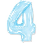 FlexMetal ЦИФРА 4 40" Pastel Blue, 1 шт