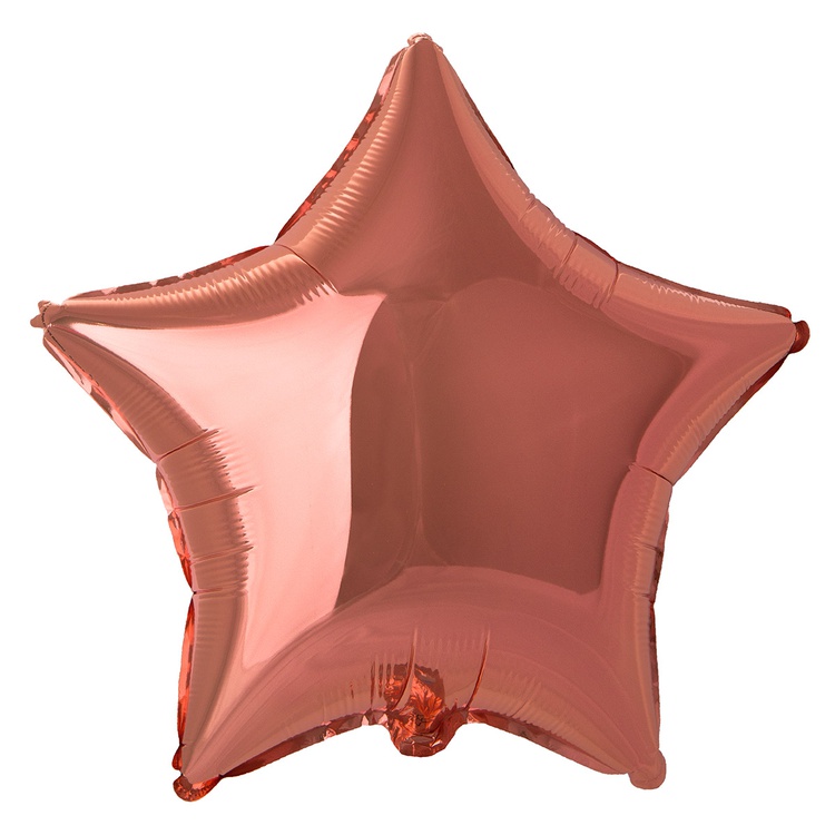 FlexMetal (18" -46см) ЗВЕЗДА Металлик Rose Gold
